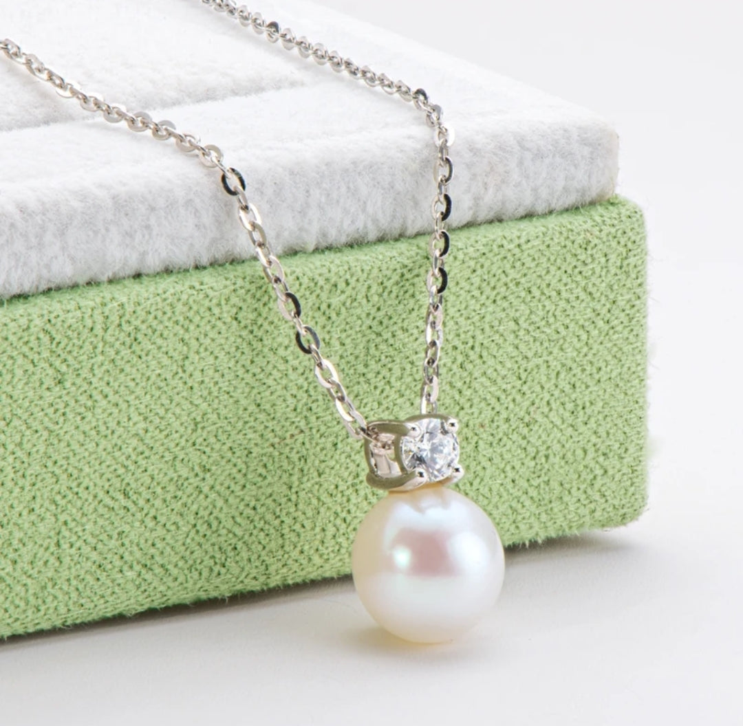 7.5-8mm pearl pendant necklace
