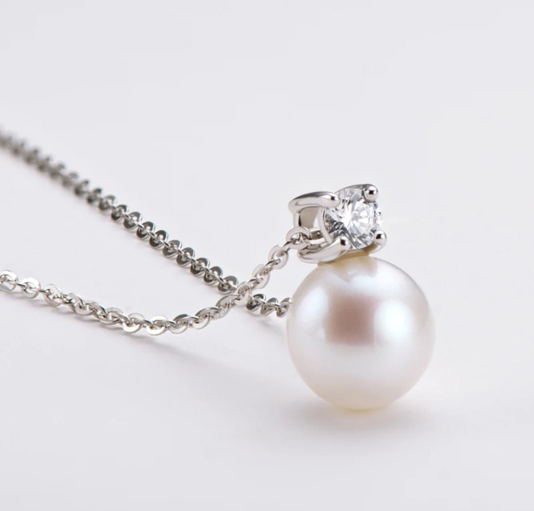 7.5-8mm pearl pendant necklace