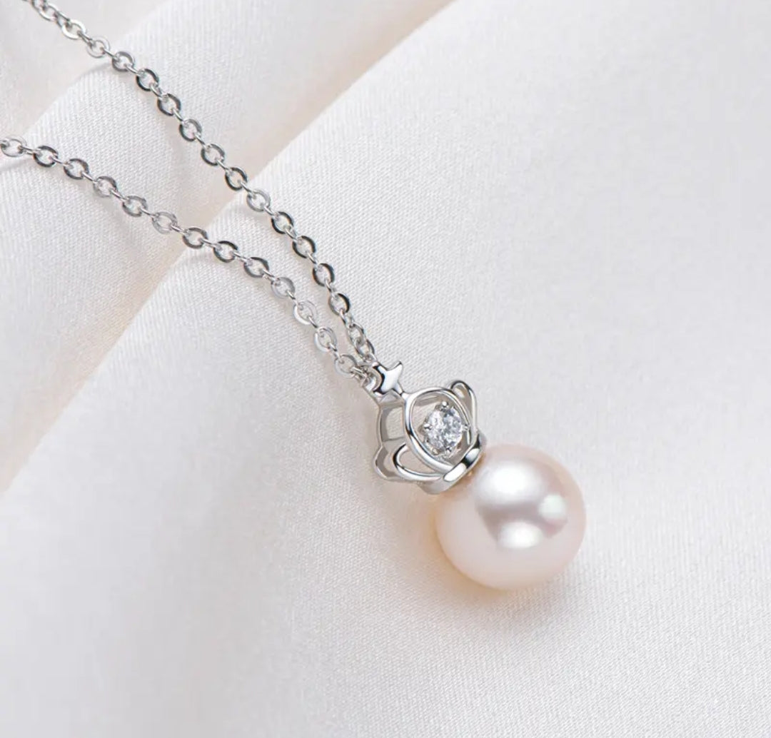9-10mm divine pearl pendant necklace