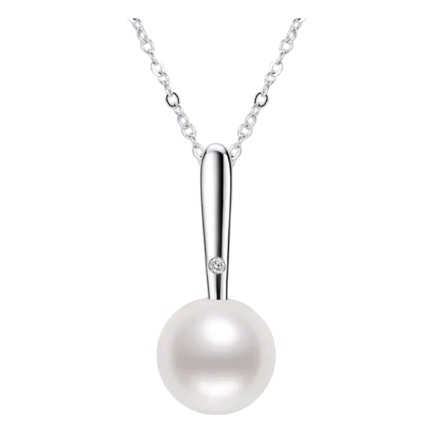 7.5-8mm magnificent pearl pendant necklace