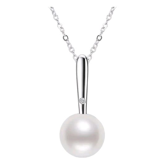 7.5-8mm magnificent pearl pendant necklace