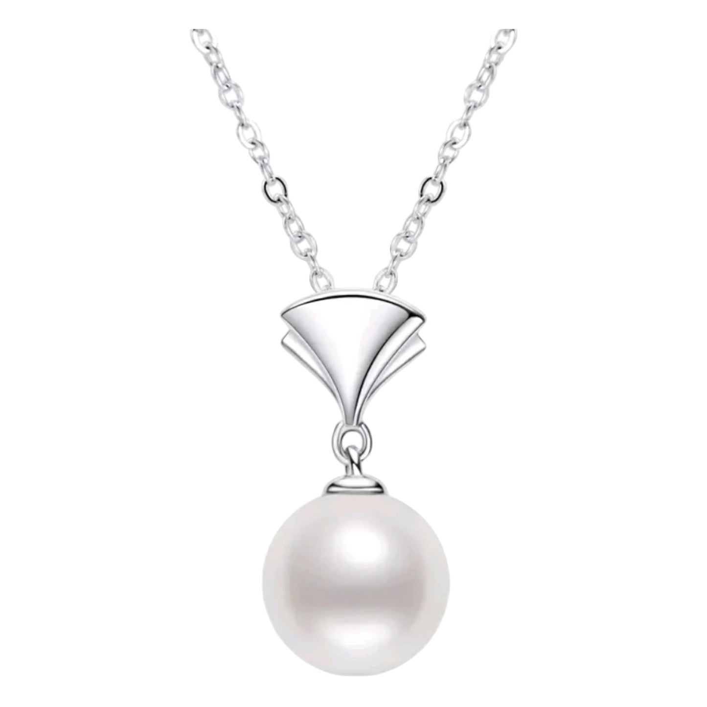 7.5-8mm classic pearl pendant necklace