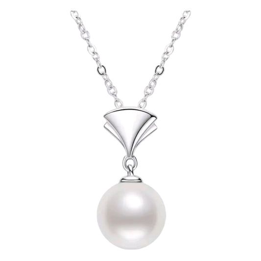 7.5-8mm classic pearl pendant necklace
