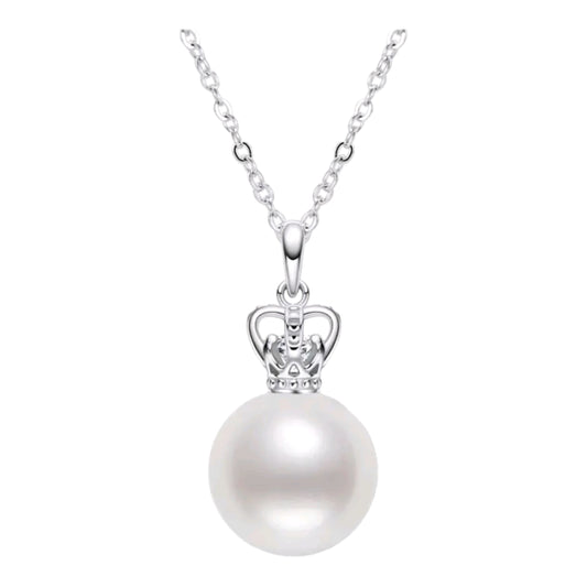 9.5-10mm divine crown pearl pendant necklace