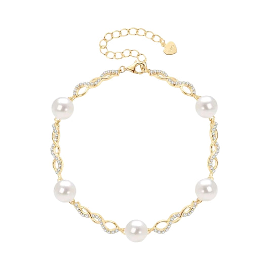 8mm elegant pearl bracelet