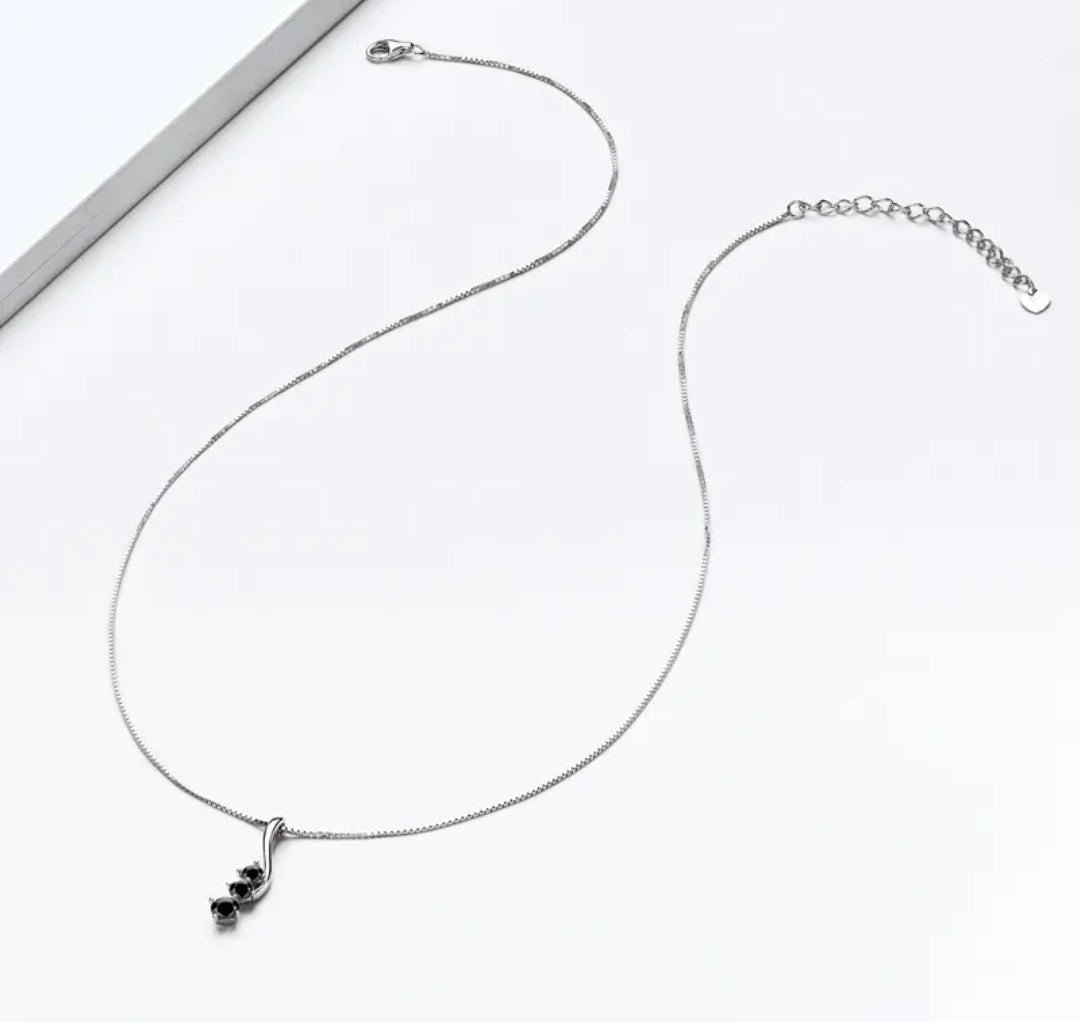 4mm 3.5mm 3mm Moissanite pendant necklace