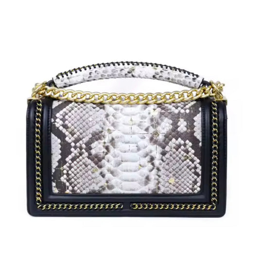 Luxury Snake Leather Bag for Women – Handmade in Italy | Noiyan