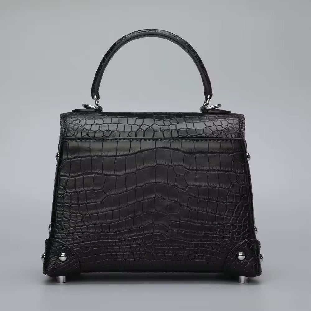 Crocodile Leather Bag for Women | Handmade in Italy | Noiyan