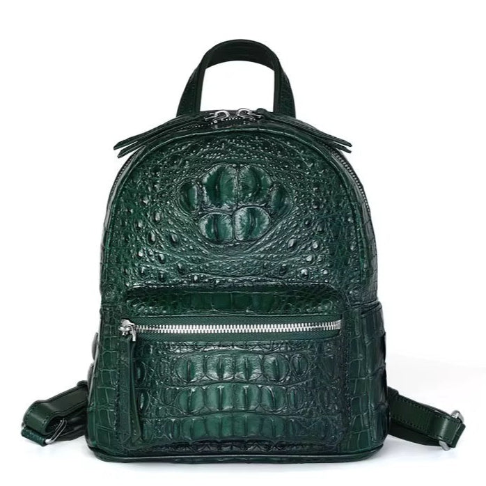 Crocodile Leather Backpack for Men & Women | Handmade in Italy