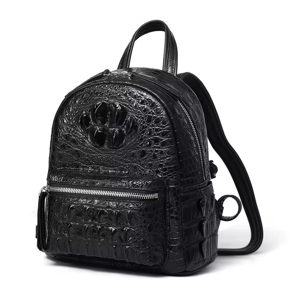 Crocodile Leather Backpack for Men & Women | Handmade in Italy