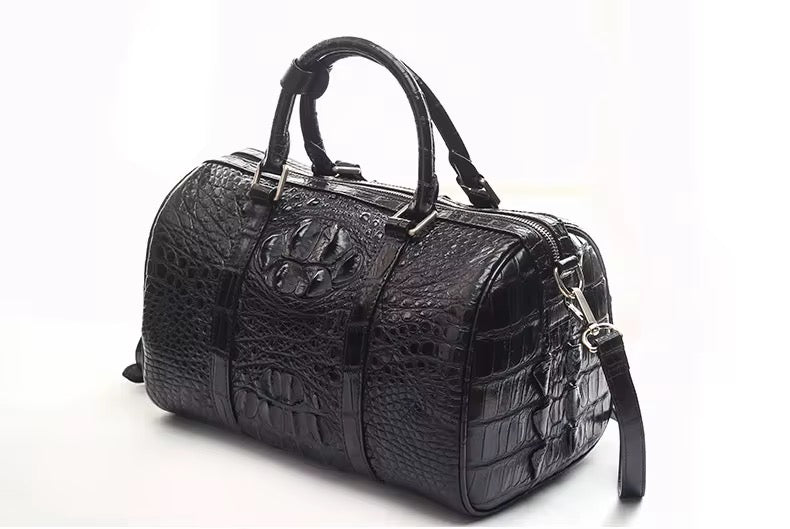 Crocodile Leather Travel Bag | Handmade in Italy | Noiyan