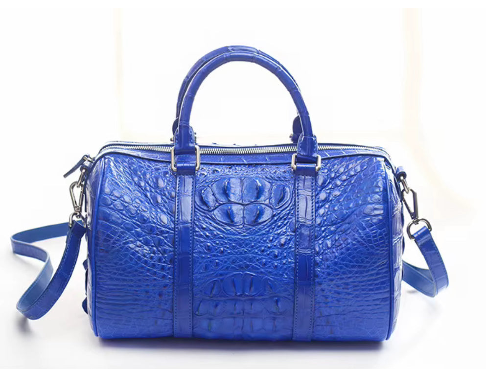 Crocodile Leather Travel Bag | Handmade in Italy | Noiyan