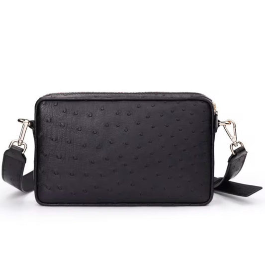 Ostrich leather bag