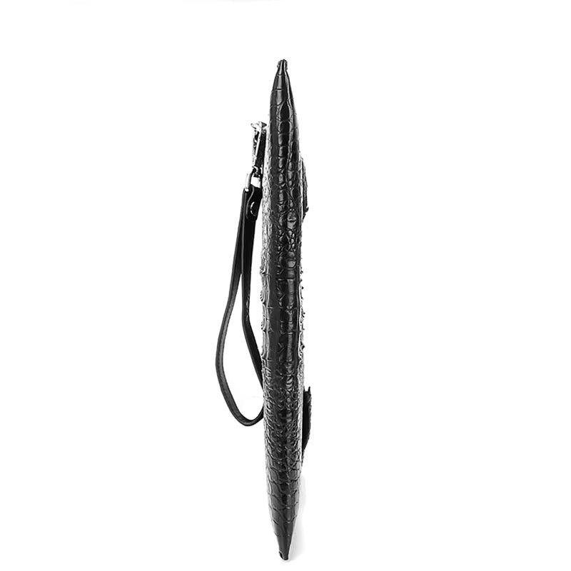 Crocodile Leather Document Wallet | Men & Women | Handmade in Italy
