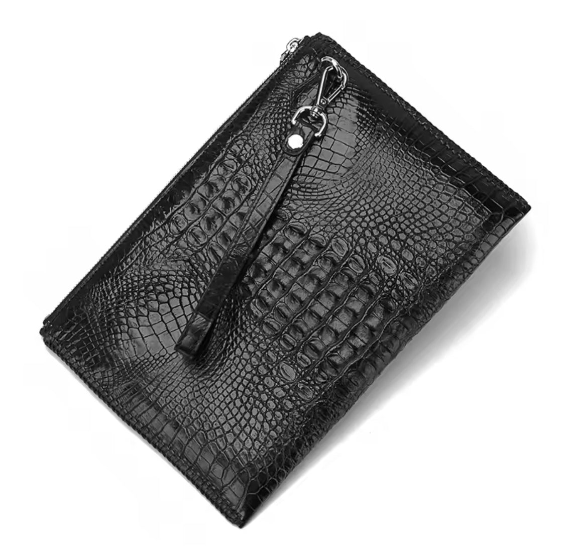 Crocodile Leather Document Wallet | Men & Women | Handmade in Italy