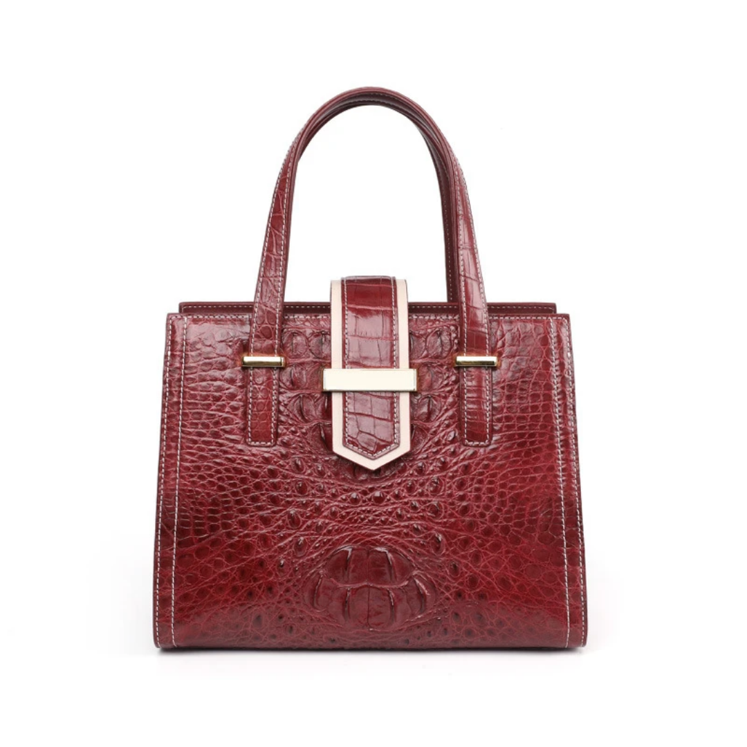 Crocodile Leather Handbag for Women | Handmade in Italy