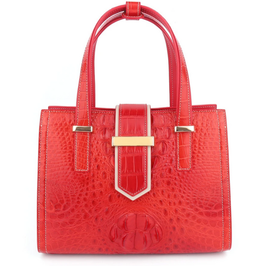 Crocodile Leather Handbag for Women | Handmade in Italy
