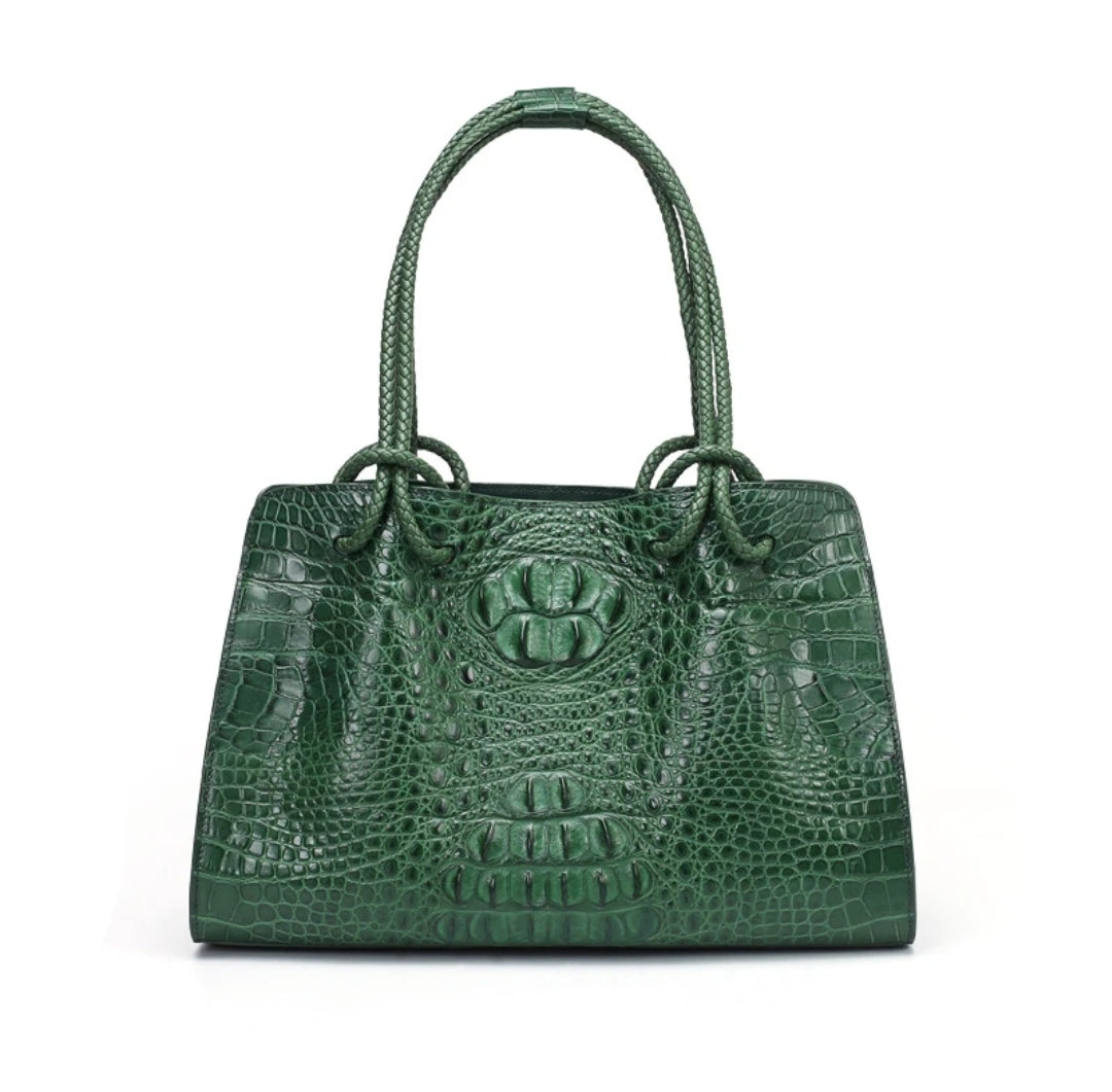 Crocodile Leather Bag | Handmade in Italy | Noiyan