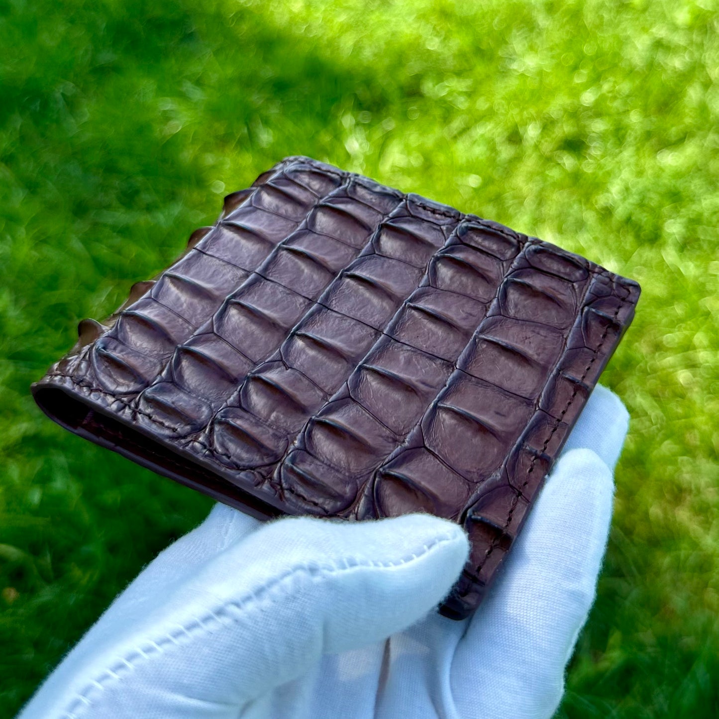 Crocodile Leather wallet for Men – Handmade in Italy | noiyan