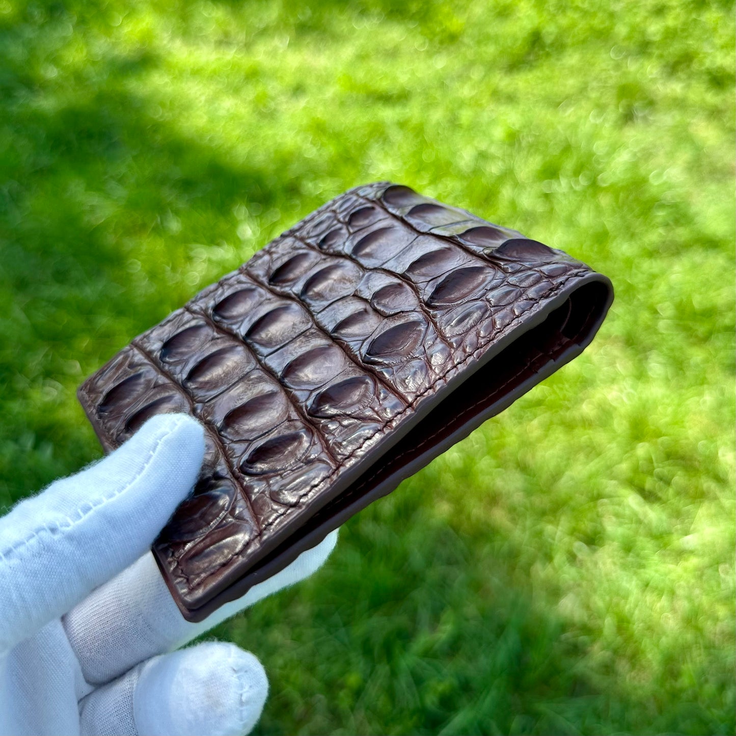 Crocodile Leather wallet for Men – Handmade in Italy | noiyan