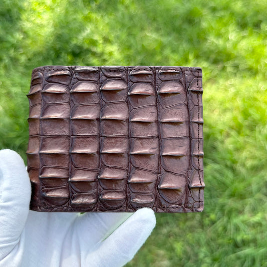 Crocodile Leather wallet for Men – Handmade in Italy | noiyan