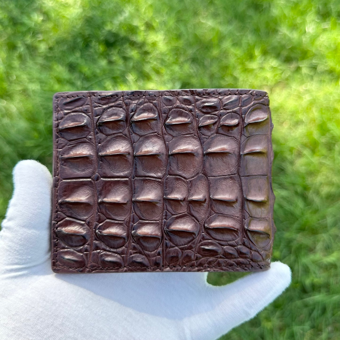 Crocodile Leather wallet for Men – Handmade in Italy | noiyan