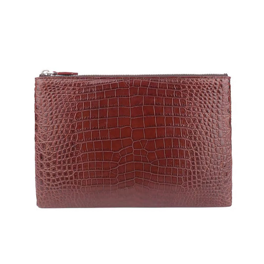 Crocodile Leather Wallet for Men & Women | Belly Leather – Brown & Black
