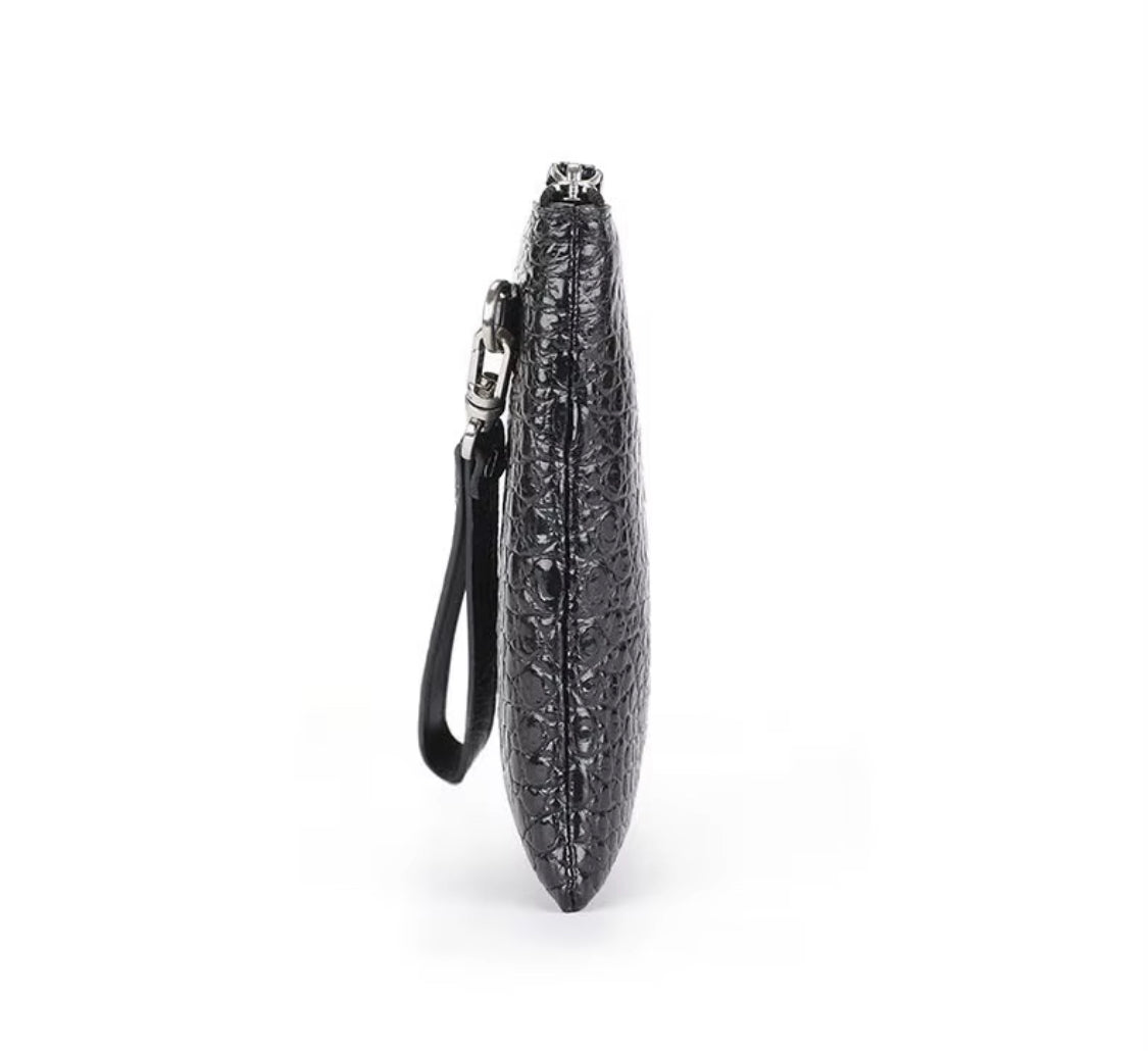 Crocodile Leather Wallet for Men & Women | Belly Leather – Brown & Black