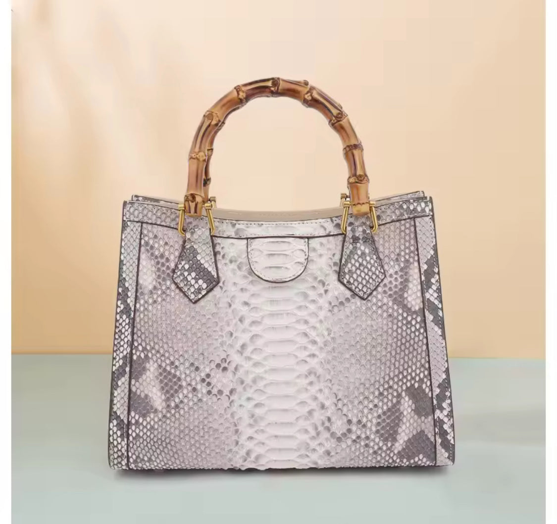Natural Color Snake Leather Bag for Women – Handmade in Italy | Noiyan
