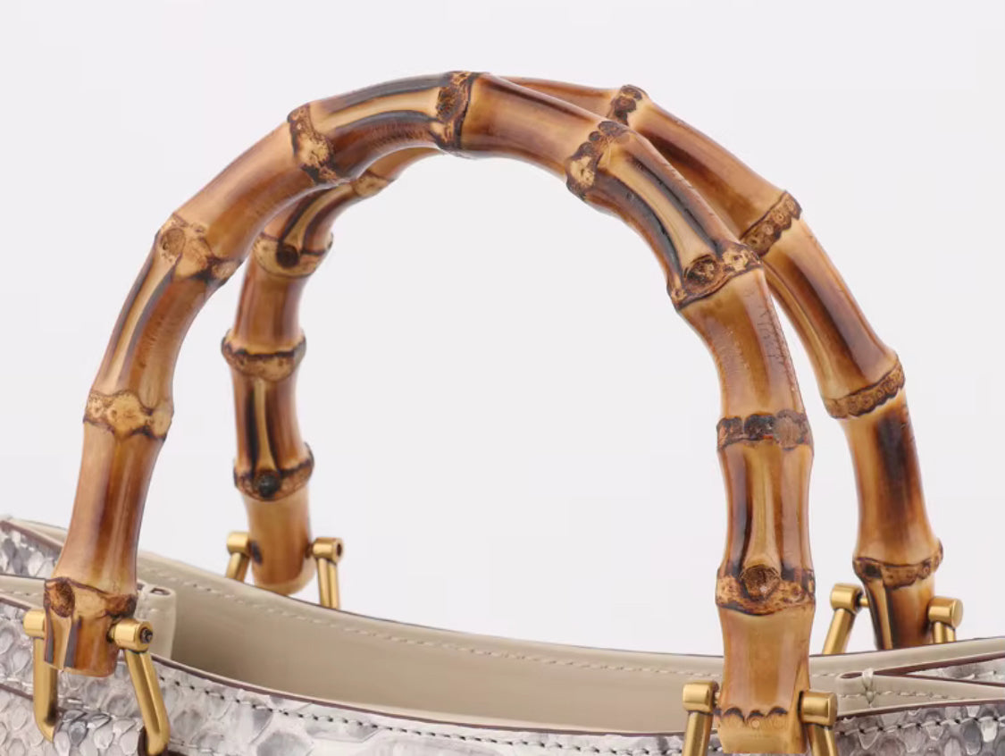 Natural Color Snake Leather Bag for Women – Handmade in Italy | Noiyan