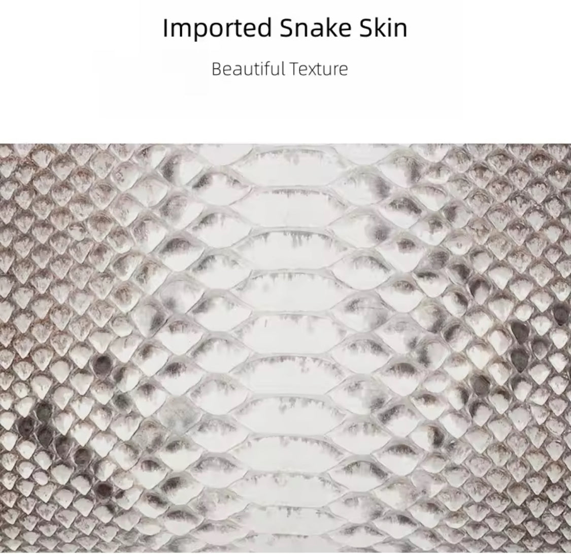 Natural Color Snake Leather Bag for Women – Handmade in Italy | Noiyan
