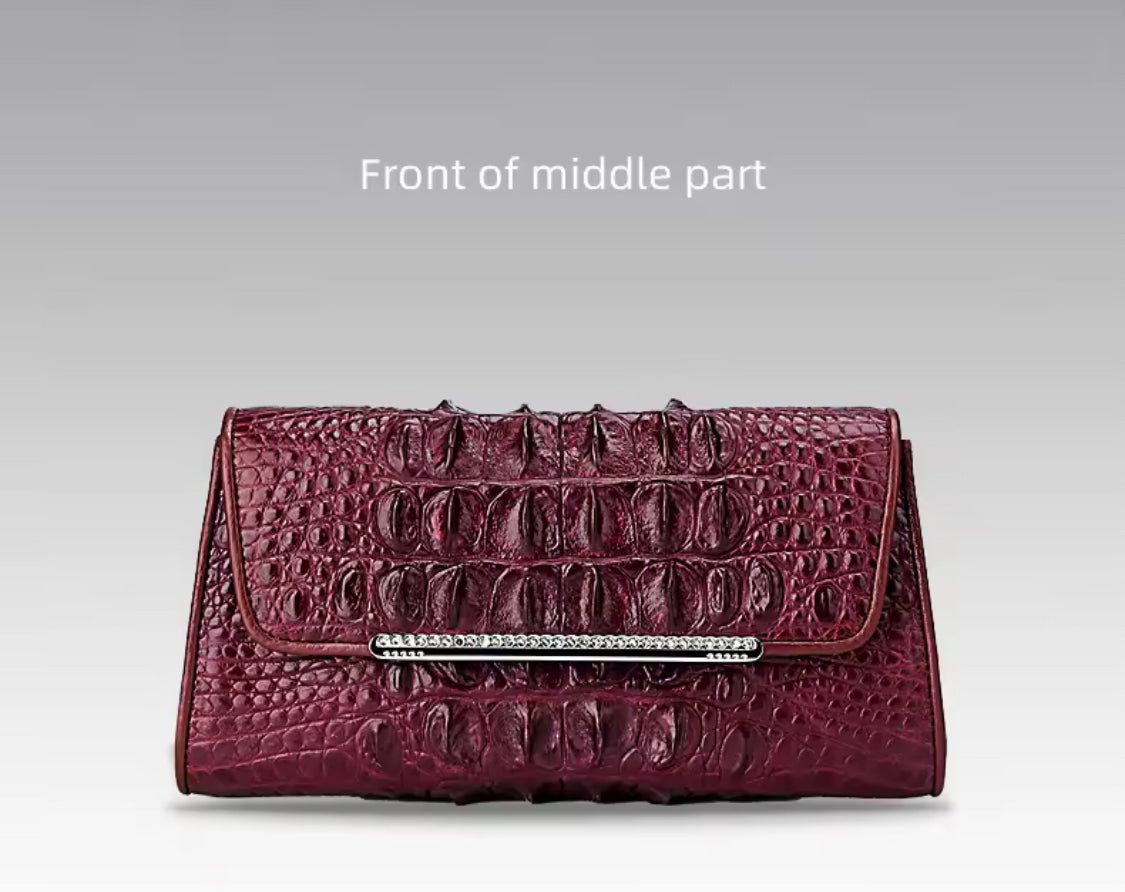 Crocodile Leather Purse – Handmade in Italy | Noiyan