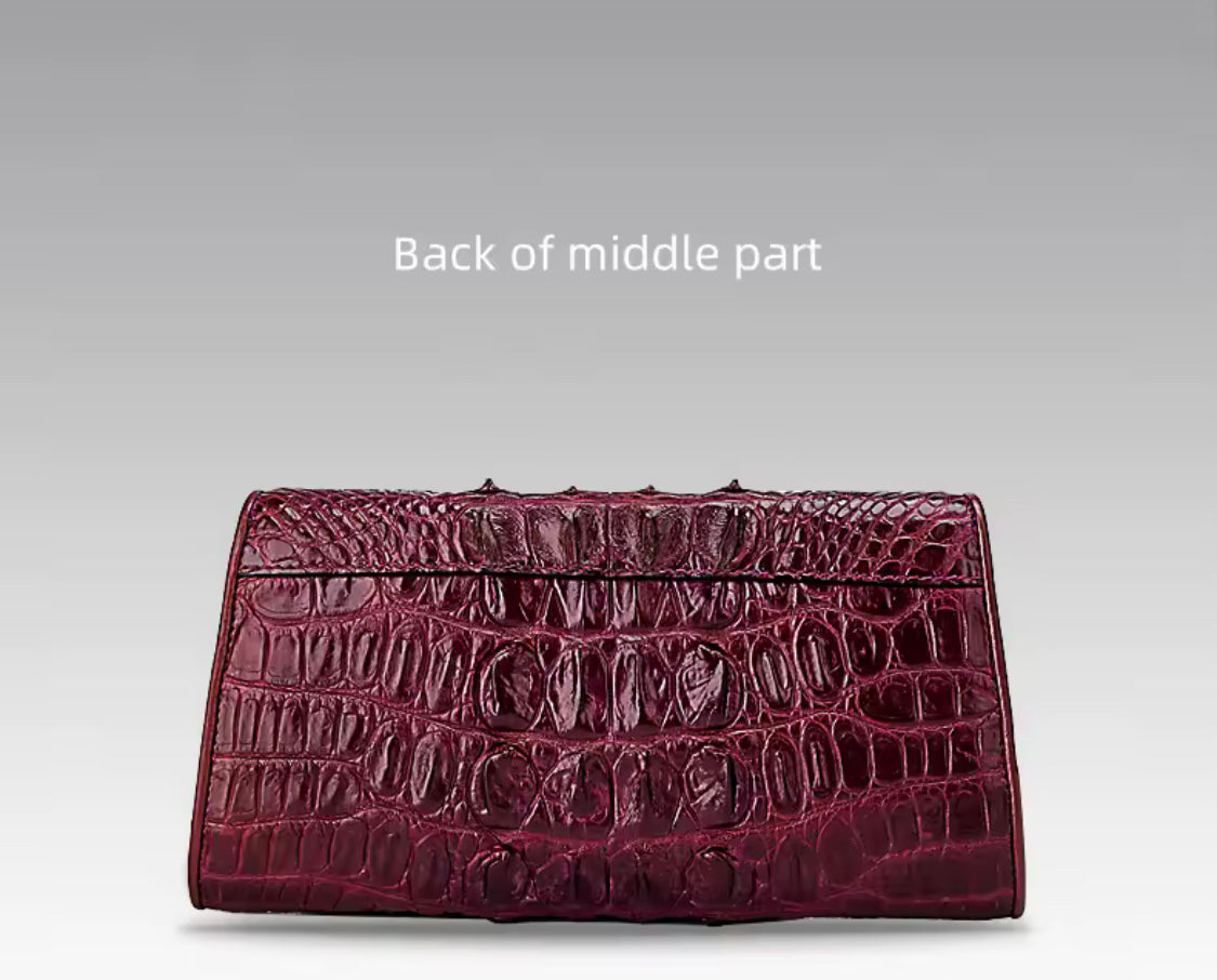 Crocodile Leather Purse – Handmade in Italy | Noiyan