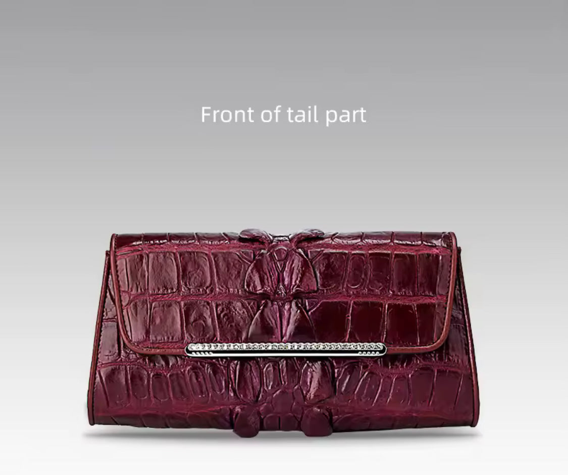 Crocodile Leather Purse – Handmade in Italy | Noiyan