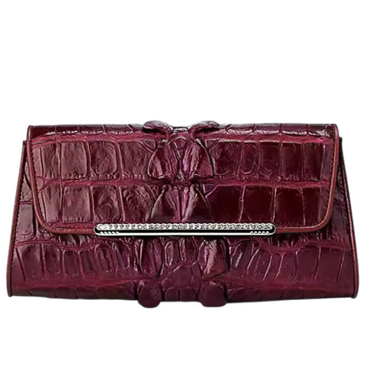 Crocodile Leather Purse – Handmade in Italy | Noiyan