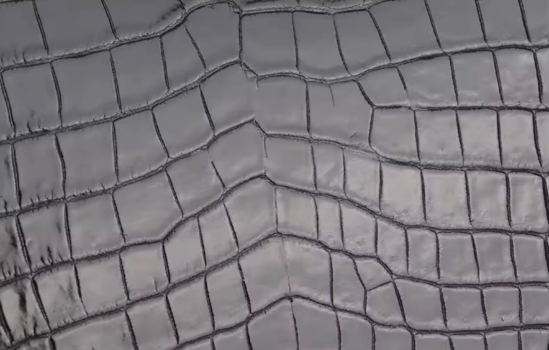 Black Crocodile Leather Belly Purse – Handmade in Italy | Noiyan
