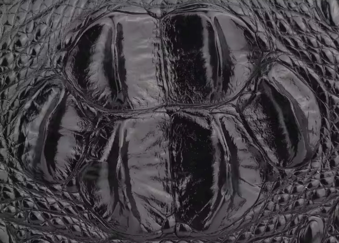 Black Crocodile Leather Purse for Women – Handmade in Italy | Noiyan
