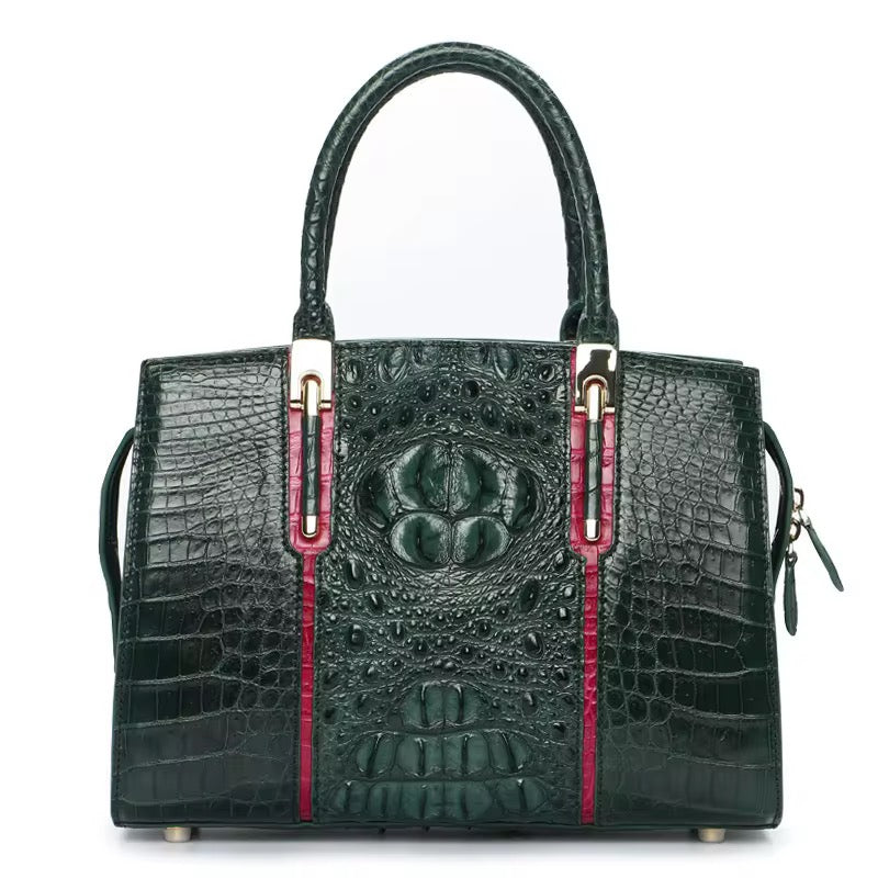 Crocodile Leather Bag in Three Colors – Handmade in Italy | Noiyan