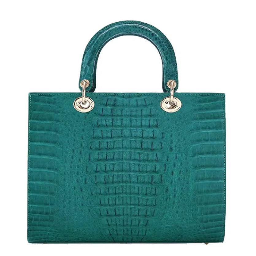 Crocodile Leather Bag in Five Colors – Handmade in Italy | Noiyan