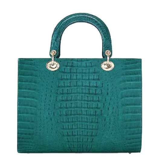 Crocodile Leather Bag in Five Colors – Handmade in Italy | Noiyan
