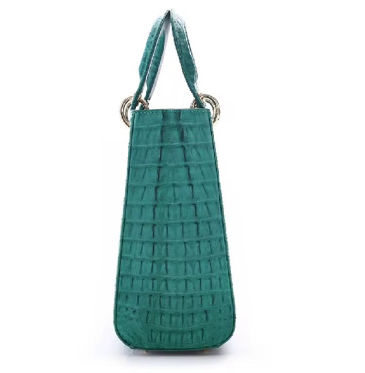 Crocodile Leather Bag in Five Colors – Handmade in Italy | Noiyan