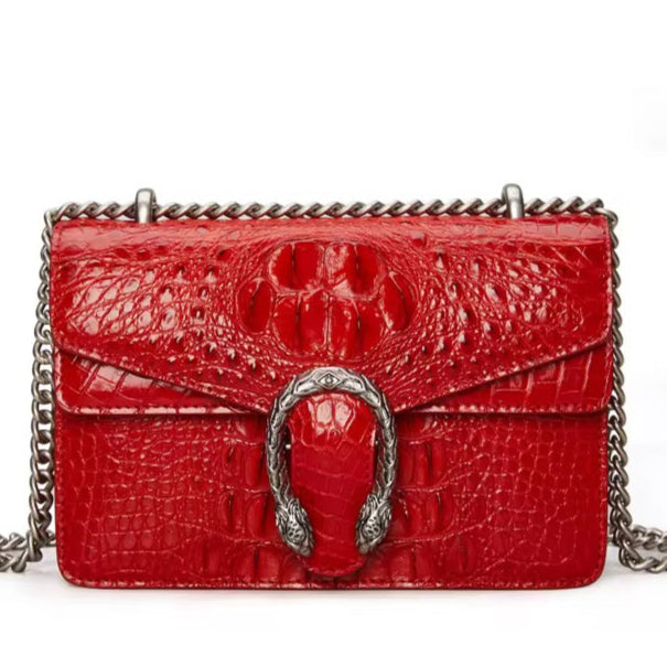 Crocodile Leather Purse in Four Colors – Handmade in Italy | Noiyan