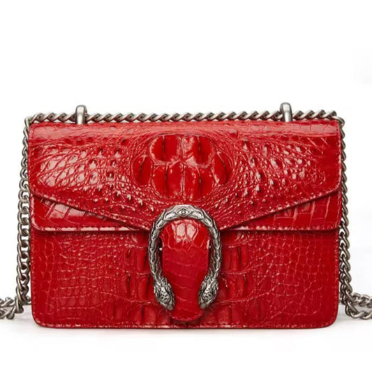Crocodile Leather Purse in Four Colors – Handmade in Italy | Noiyan