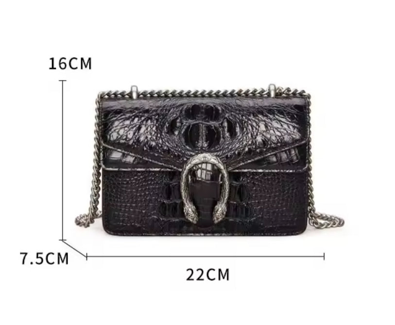 Crocodile Leather Purse in Four Colors – Handmade in Italy | Noiyan