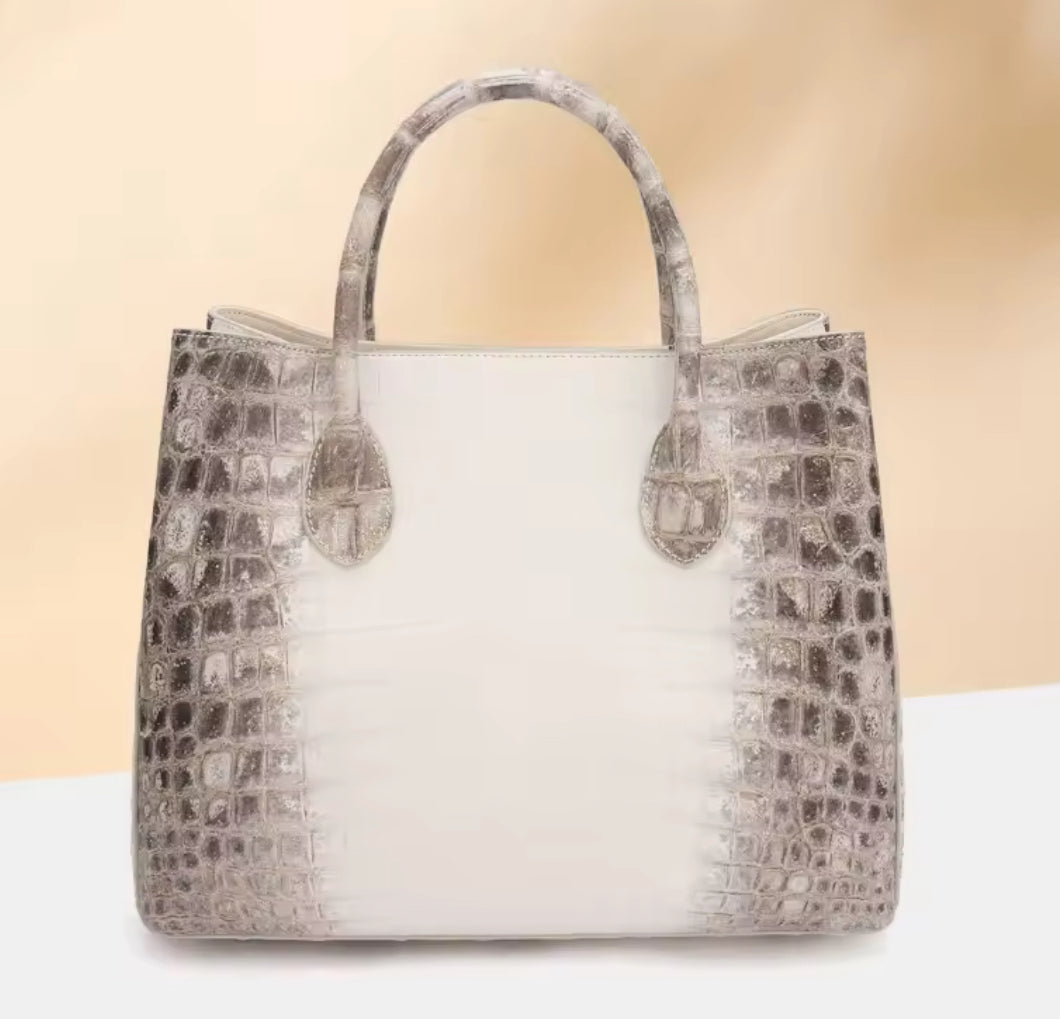 Himalayan Crocodile Leather Bag for Women – Handmade in Italy | Noiyan