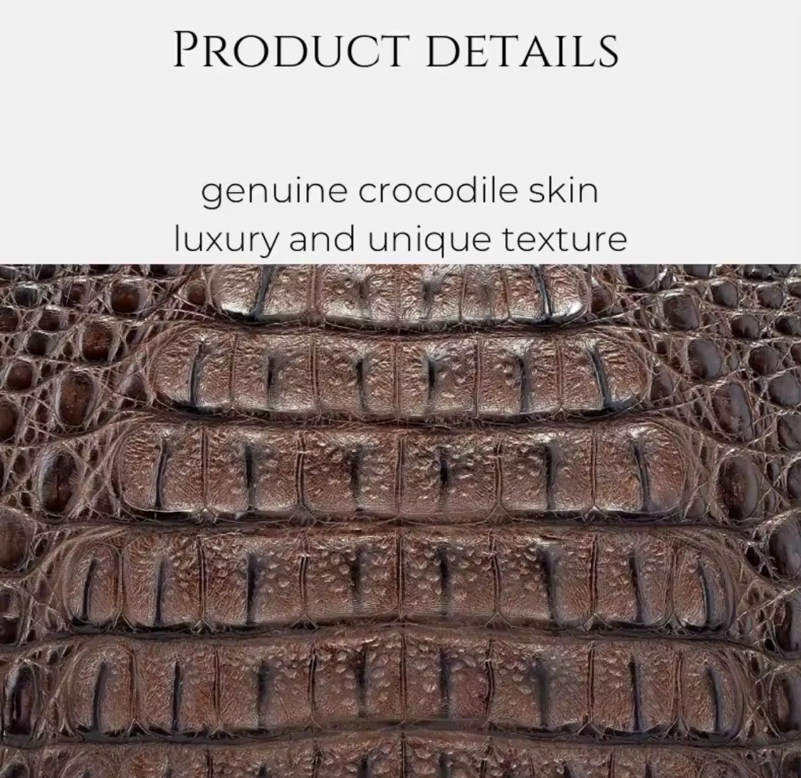 Brown Crocodile Leather Purse for Women – Handmade in Italy | Noiyan