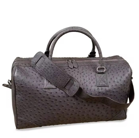 Ostrich leather bag