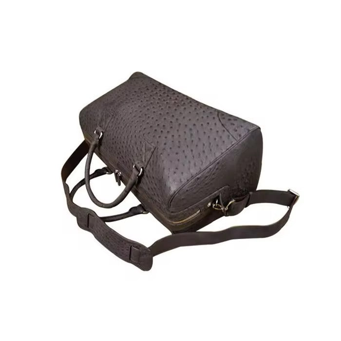 Ostrich leather bag