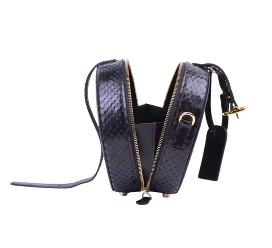 Black Snake Leather Purse – Handmade in Italy | Noiyan